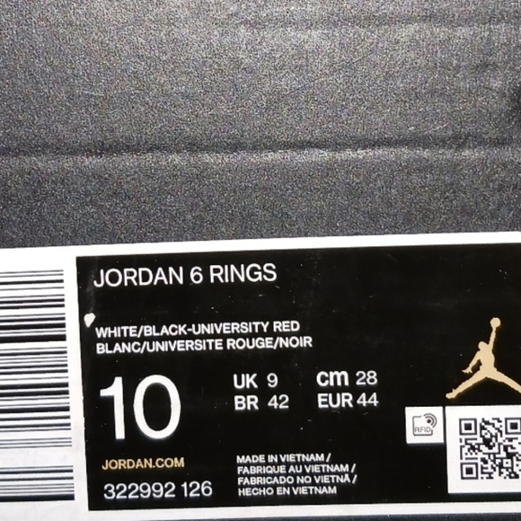 Jordan 6 Rings Basketball Shoes size 10 Men/11.5 Women - Picture 4 of 11